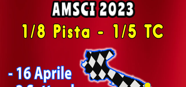 L’Omicron Race in collaborazione con l’AMSCI organizza il 16 Aprile 2023 a Locorotondo la prima prova del Campionato Regionale AMSCI per le categorie 1/8 Pista e 1/5 TC. Verrà rispettato […]
